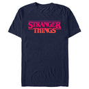 Men's Stranger Things Pink Logo T-Shirt