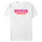 Men's Stranger Things Pink Logo T-Shirt