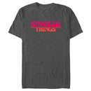 Men's Stranger Things Pink Logo T-Shirt