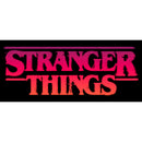 Men's Stranger Things Pink Logo Pull Over Hoodie