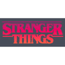 Women's Stranger Things Pink Logo Racerback Tank Top