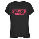 Junior's Stranger Things Dripping Logo T-Shirt