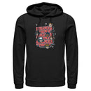 Men's Stranger Things The Gang Cartoon Logo Pull Over Hoodie