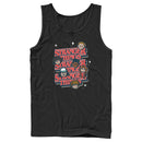 Men's Stranger Things The Gang Cartoon Logo Tank Top