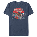 Men's Stranger Things Cartoon Gang T-Shirt