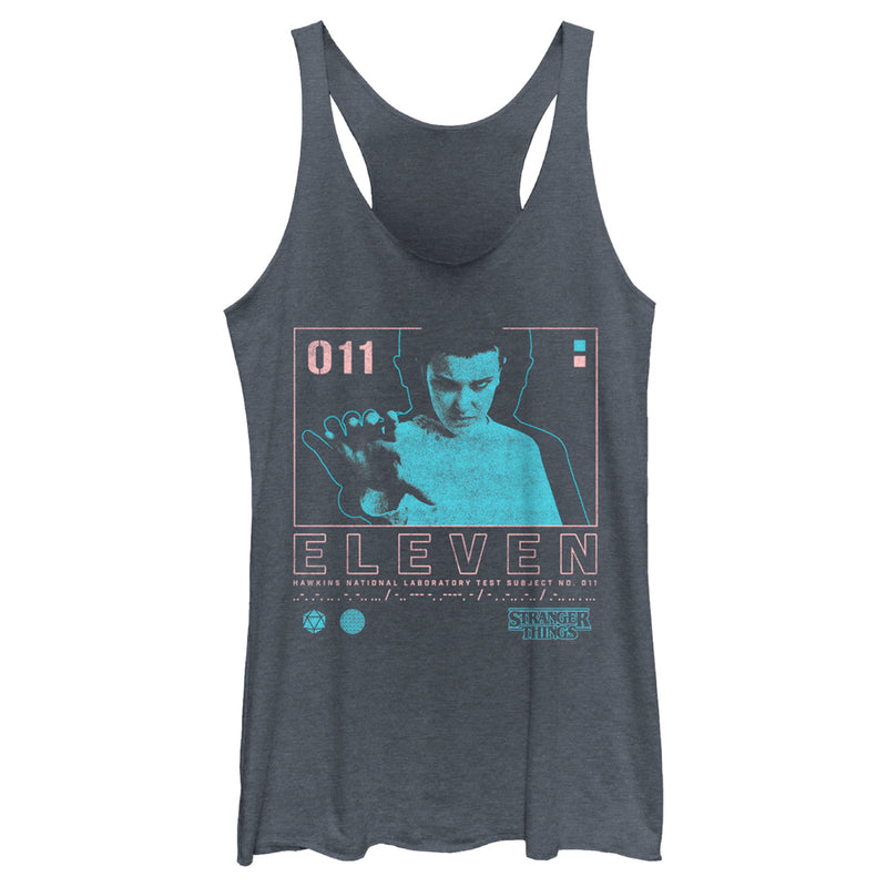 Women's Stranger Things Eleven Boxed Up Racerback Tank Top