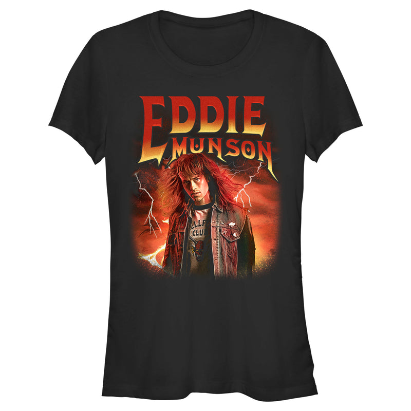 Junior's Stranger Things Eddie Munson Metalhead T-Shirt