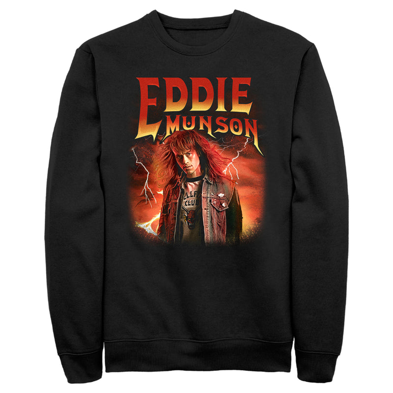 Men's Stranger Things Eddie Munson Metalhead Sweatshirt