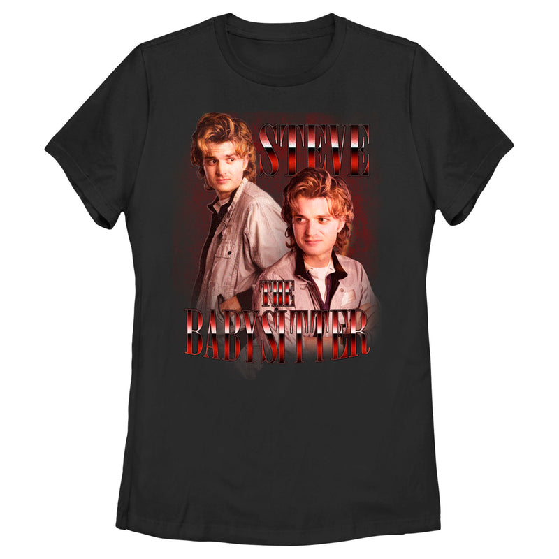 Women's Stranger Things Steve The Babysitter T-Shirt