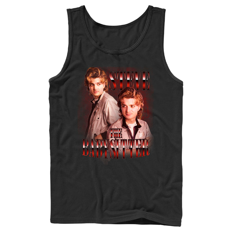 Men's Stranger Things Steve The Babysitter Tank Top