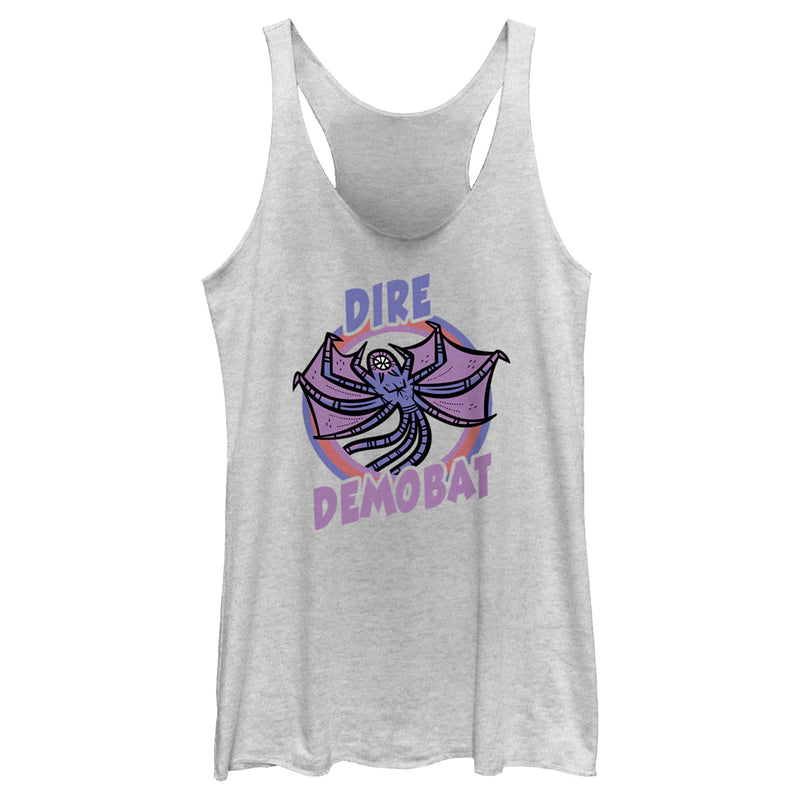 Women's Stranger Things Demobat Monster Drawing Racerback Tank Top