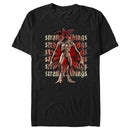 Men's Stranger Things Demogorgon Monster Logo Stacked T-Shirt