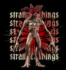 Women's Stranger Things Demogorgon Monster Logo Stacked T-Shirt