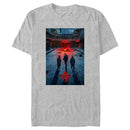 Men's Stranger Things Four Friends Rift Apocalypse Poster T-Shirt