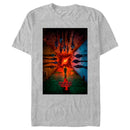 Men's Stranger Things Four Friends Rift Apocalypse Poster T-Shirt