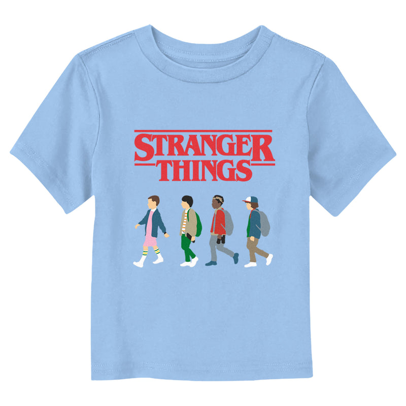 Toddler's Stranger Things Minimalist Group Walk T-Shirt