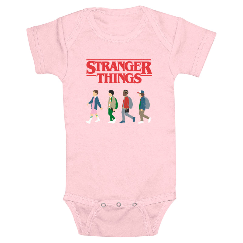 Infant's Stranger Things Group Walk Onesie