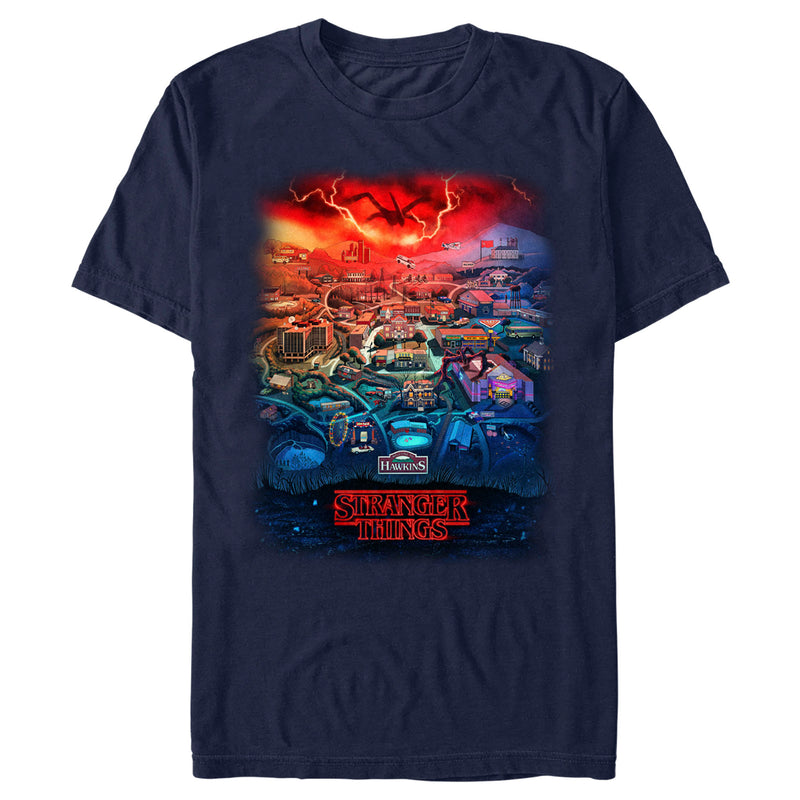 Men's Stranger Things Welcome to Hawkins T-Shirt