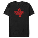 Men's Stranger Things Red Logo 4 T-Shirt