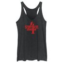 Women's Stranger Things Red Logo 4 Racerback Tank Top