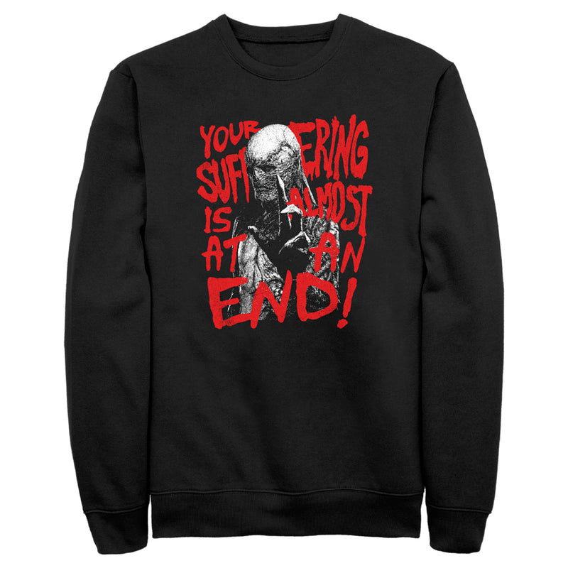 Men's Stranger Things Vecna Suffering Almost At An End Sweatshirt