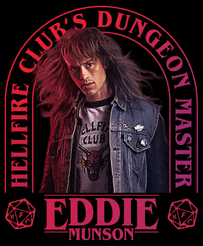 Men's Stranger Things Hellfire Club Dungeon Master Eddie T-Shirt