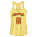 Junior's Stranger Things Number Eight Racerback Tank Top