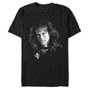 Men's Stranger Things Eddie Munson Black and White T-Shirt