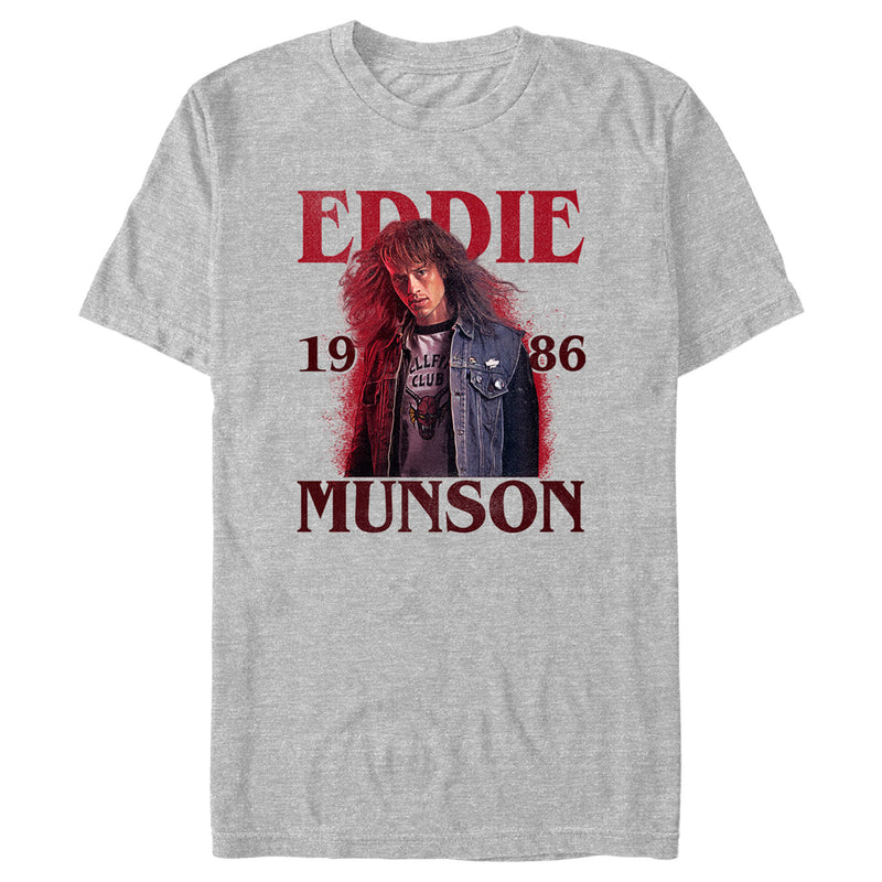 Men's Stranger Things 1986 Eddie Munson T-Shirt