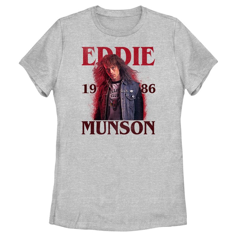 Women's Stranger Things 1986 Eddie Munson T-Shirt