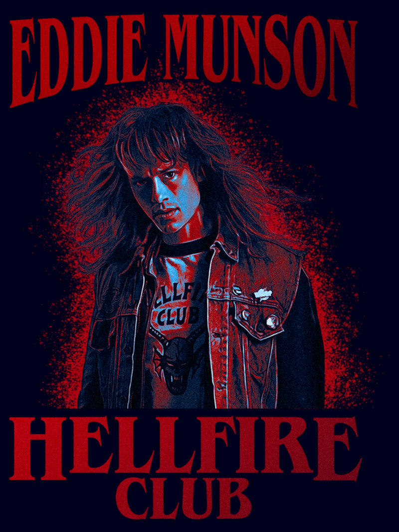 Men's Stranger Things Hellfire Club Eddie Munson T-Shirt