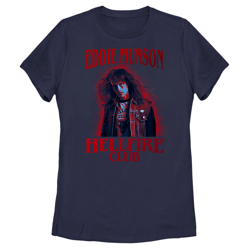 Women's Stranger Things Hellfire Club Eddie Munson T-Shirt