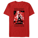 Men's Stranger Things White Hellfire Club Rockstar Eddie Munson T-Shirt