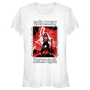 Junior's Stranger Things White Hellfire Club Rockstar Eddie Munson T-Shirt