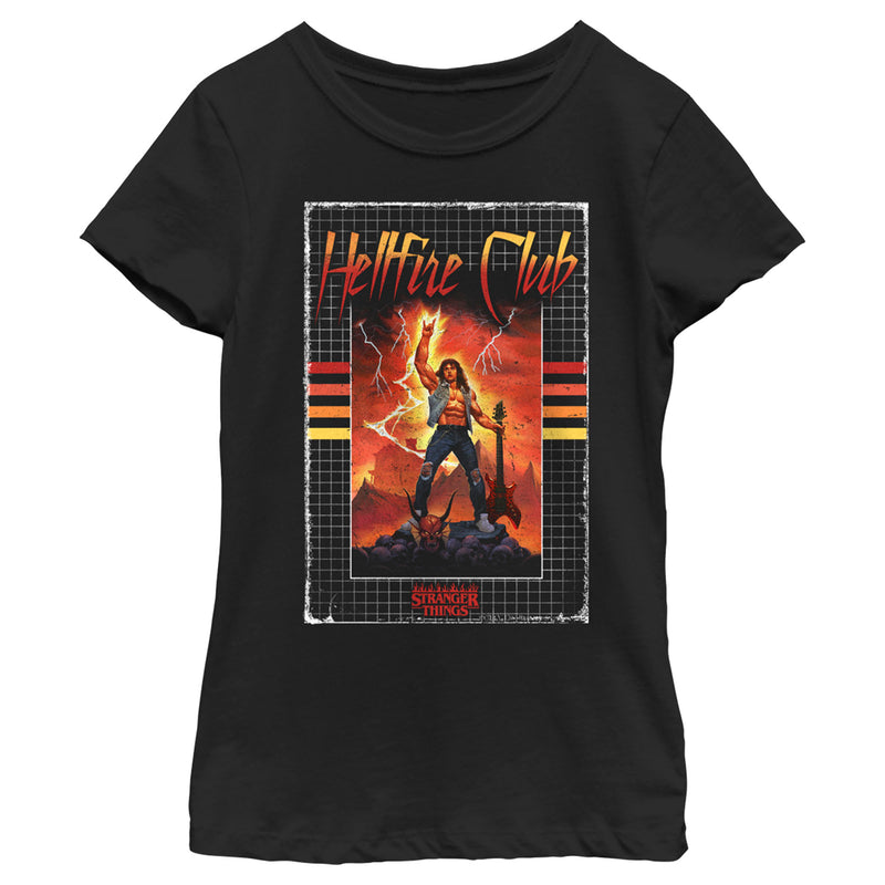 Girl's Stranger Things VHS Rockstar Eddie Munson T-Shirt