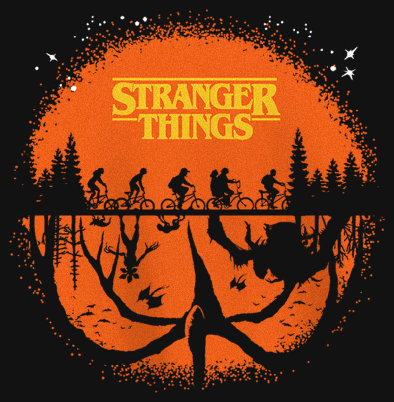 Girl's Stranger Things Two Planes Collide T-Shirt