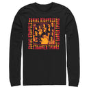 Men's Stranger Things Orange Group Shot Boxed Up Long Sleeve Shirt