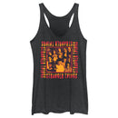 Women's Stranger Things Orange Group Shot Boxed Up Racerback Tank Top