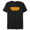 Men's Stranger Things Orange Logo T-Shirt