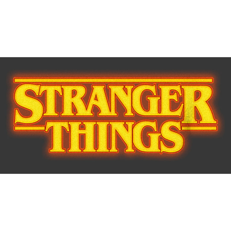 Boy's Stranger Things Orange Logo T-Shirt