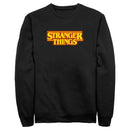 Men's Stranger Things Orange Logo Sweatshirt