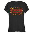 Junior's Stranger Things Autumn Logo T-Shirt