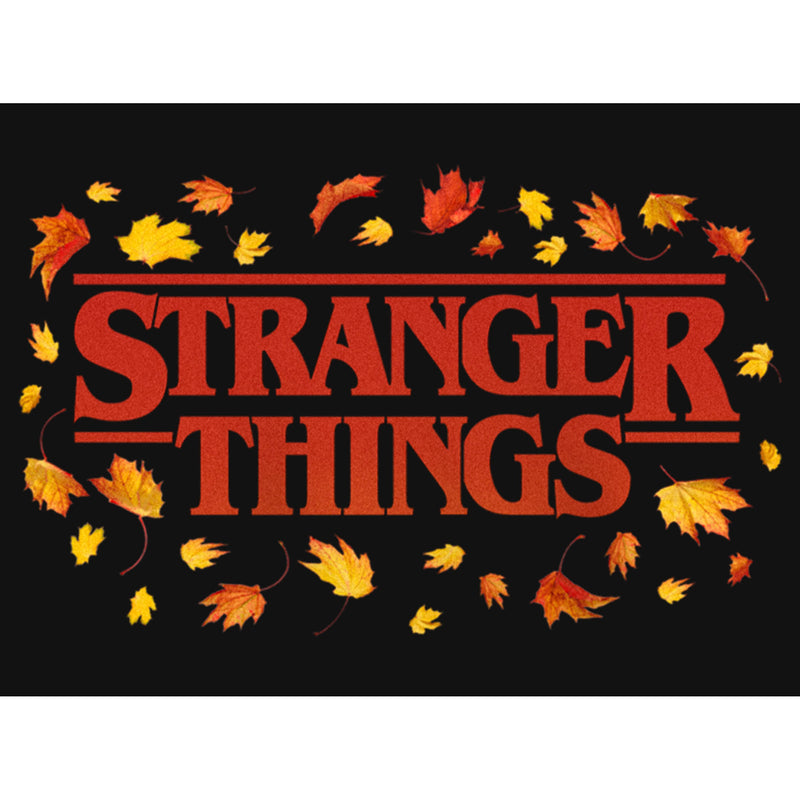 Girl's Stranger Things Autumn Logo T-Shirt