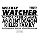 Men's Stranger Things Newspaper Weekly Watcher T-Shirt