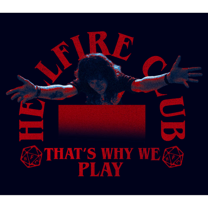 Men's Stranger Things Eddie Munson Hellfire Club That's Why We Play T-Shirt