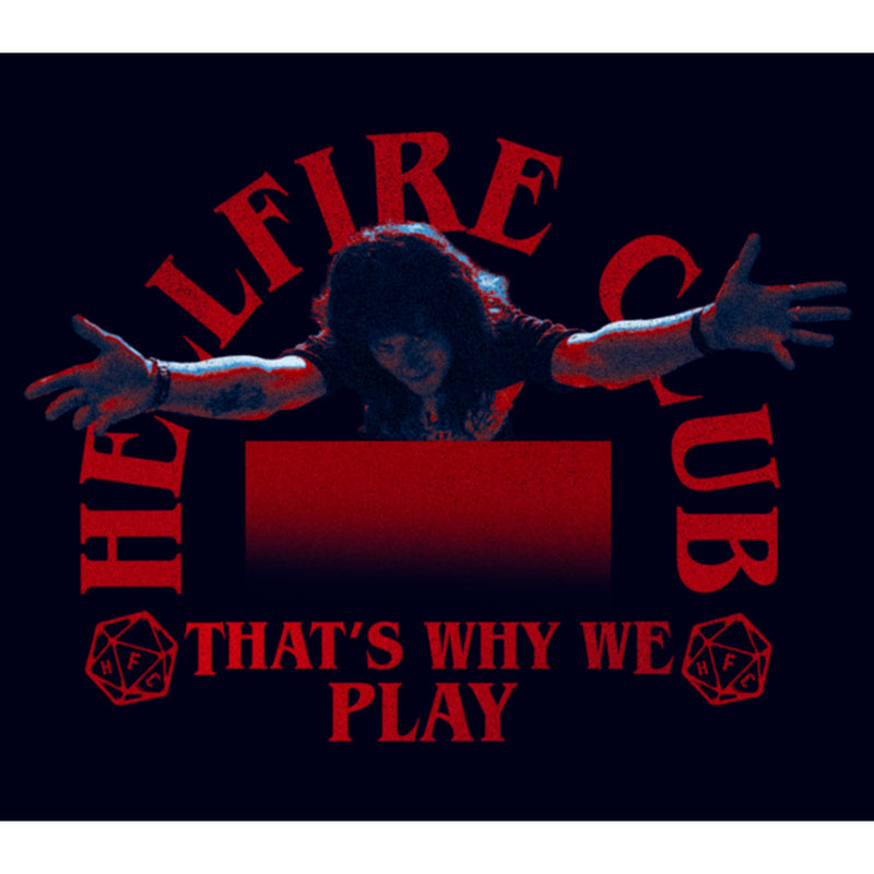 Women's Stranger Things Eddie Munson Hellfire Club That's Why We Play T-Shirt