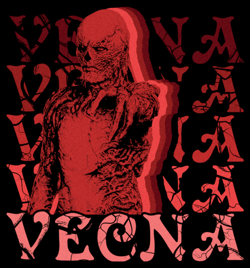 Junior's Stranger Things Red Vecna Stacked T-Shirt