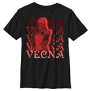 Boy's Stranger Things Red Vecna Stacked T-Shirt