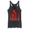 Women's Stranger Things Red Vecna Stacked Racerback Tank Top