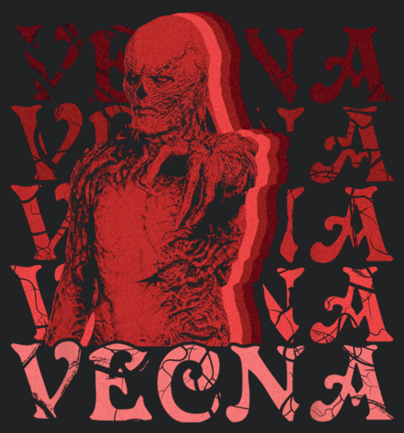 Women's Stranger Things Red Vecna Stacked Racerback Tank Top